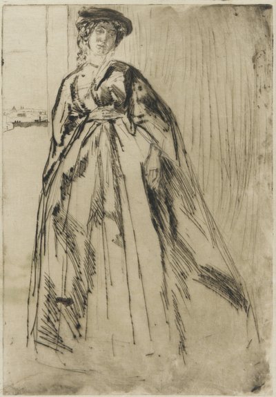 Finette, 1859 (Radierung auf Papier) von James Abbott McNeill Whistler